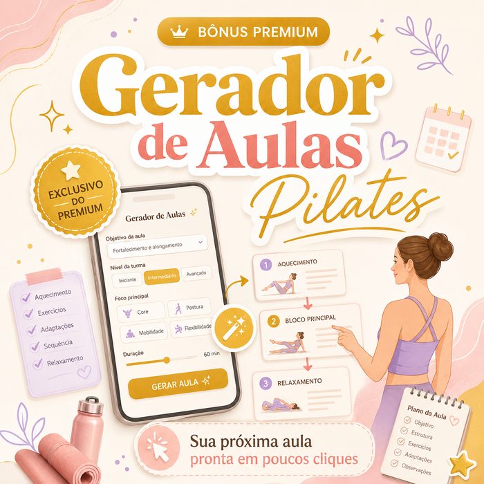Bônus Gerador de Aulas Pilates